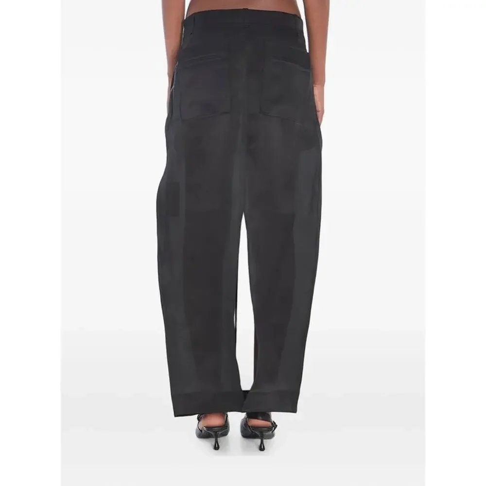 Sold@@Runway Pleated Silk Organza Maxi Skirt in Black 6